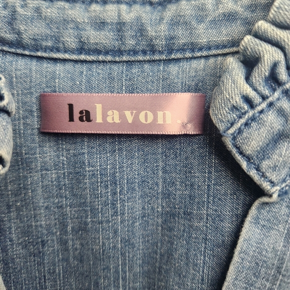 Women's Lalavon Denim Dress Sz XS - Picture 9 of 10